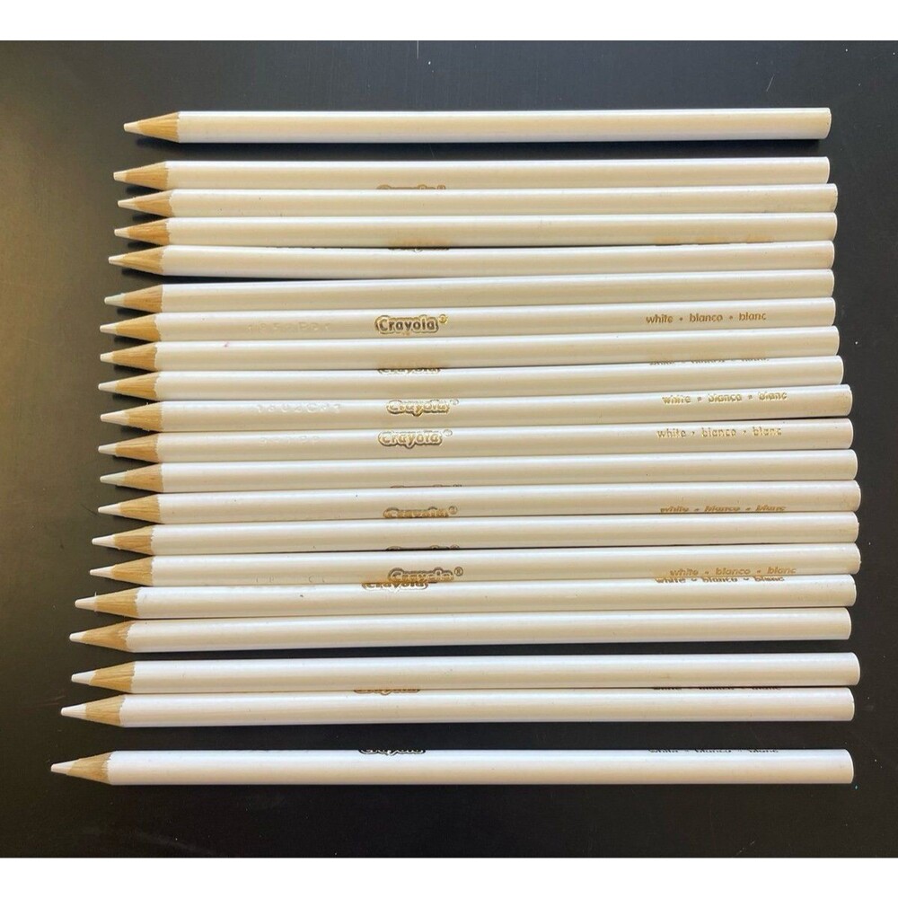 NEW! Twenty White Crayola Colored Pencils